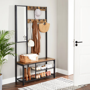 Entrance furniture with mirror discount